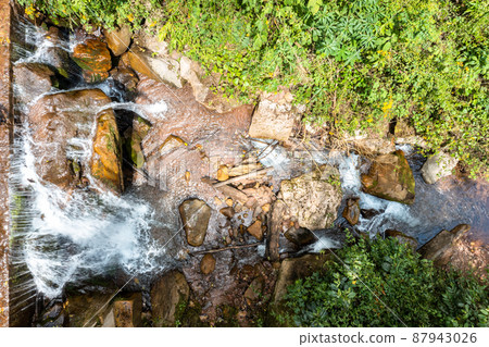 Rio Tigre waterfall in the jungle of Oxapampa in Peru 87943026