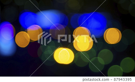 background blurred abstraction of colored lanterns and decorations. background blurred abstraction of colored lanterns and decorations. 87943395