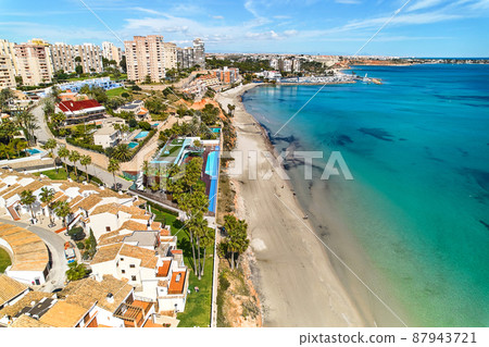 Aerial shot Dehesa de Campoamor townscape Aerial shot Dehesa de Campoamor townscape 87943721
