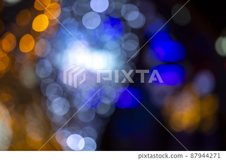background blurred abstraction of colored lanterns and decorations. 87944271
