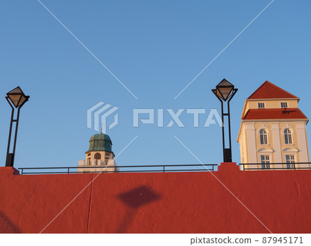 the beach of Binz at the german island of Ruegen 87945171