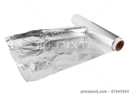 A roll of aluminum foil A roll of aluminum foil 87945954