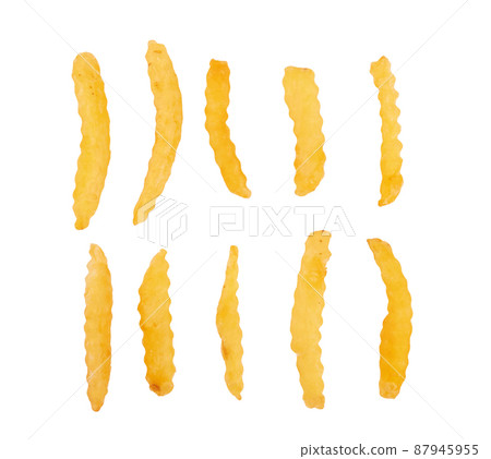 French fries on white 87945955