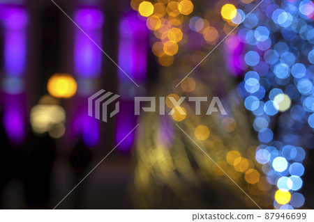 background blurred abstraction of colored lanterns and decorations. background blurred abstraction of colored lanterns and decorations. 87946699