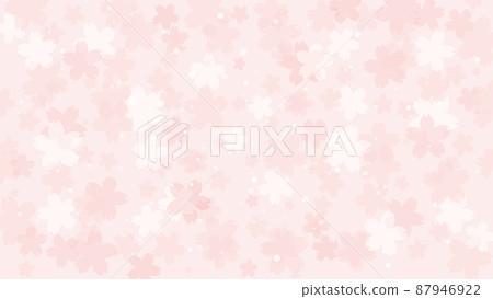 Bright cherry blossom petals and light background 87946922