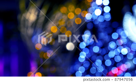 background blurred abstraction of colored lanterns and decorations background blurred abstraction of colored lanterns and decorations 87947056