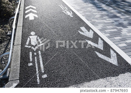 城市自行車的路標_13 87947693