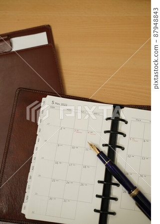 Material photo Fountain pen and stationery Material photo Fountain pen and stationery 87948843