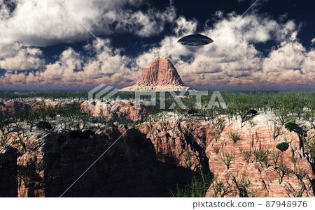 風景 UFO 圖像 87948976