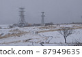 Radio tower of Takabotchi plateau in winter 87949635