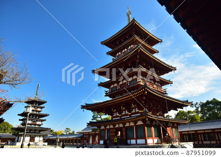 《Nara Prefecture》 World Cultural Heritage Cultural Heritage of Ancient Nara Hosou Omotoyama Yakushiji Temple / 《Nara Prefecture》 World Cultural Heritage Cultural Heritage of Ancient Nara Hosou Omotoyama Yakushiji Temple / 87951099