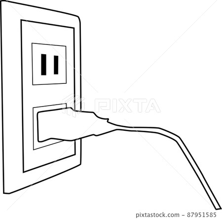 Power cord "white" that plugs into a wall outlet Power cord "white" that plugs into a wall outlet 87951585