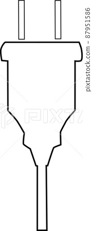 Simple power plug "white" 87951586