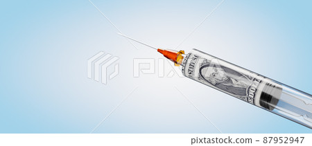Costs of development and creation of Coronavirus vaccination. 3D Rendering Costs of development and creation of Coronavirus vaccination. 3D Rendering 87952947