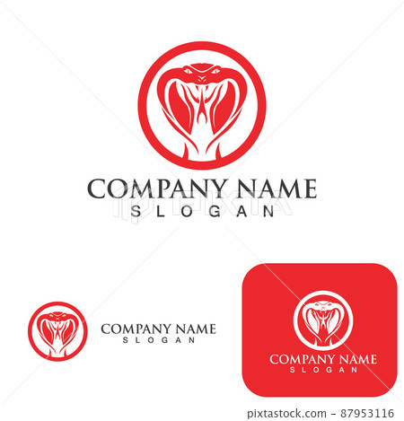 viper snake logo design element. danger snake icon. viper symbol 87953116