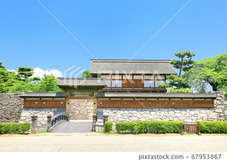 Matsushiro Castle Ruins Park in Summer 87953867