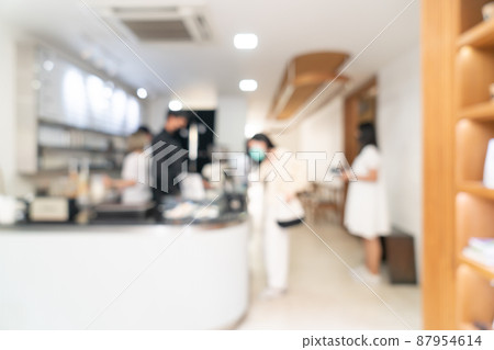 abstract blur coffee shop and cafe restaurant abstract blur coffee shop and cafe restaurant 87954614