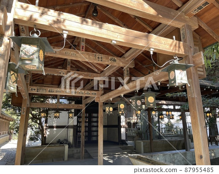 川越冰川神社掛燈籠 87955485