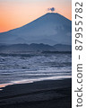 神奈川縣江之島富士山夜景 神奈川縣江之島富士山夜景 87955782
