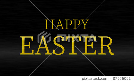 Happy Easter Easter event text wallpaper… - Stock Illustration