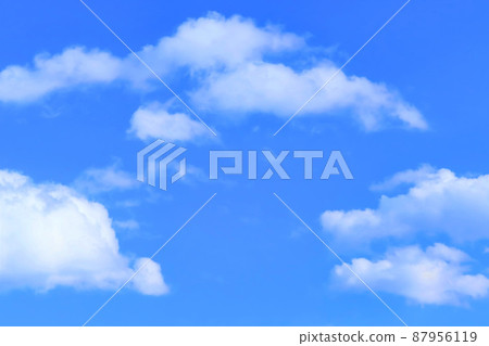 blue sky and white clouds blue sky and white clouds 87956119