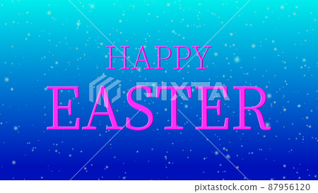 Happy Easter Easter event text wallpaper… - Stock Illustration