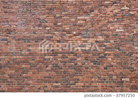 Red brick wall 87957250