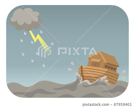 Noah's Ark Arashi Illustration Noah's Ark Arashi Illustration 87958401