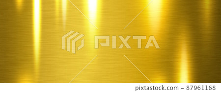 Gold metal texture background with copy space illustration 87961168