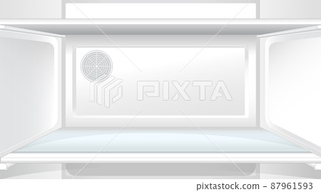 Close up an inside the refrigerator 87961593