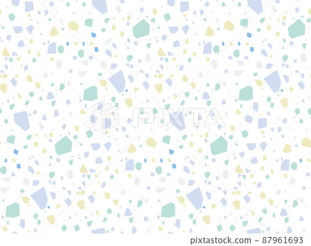 Pastel-colored terrazzo-like texture, seamless pattern of artificial marble 87961693
