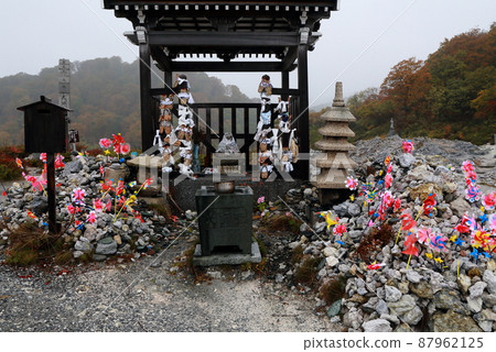 Sacred place Osorezan Jikaku Daishido Kazaguruma Sacred place Osorezan Jikaku Daishido Kazaguruma 87962125