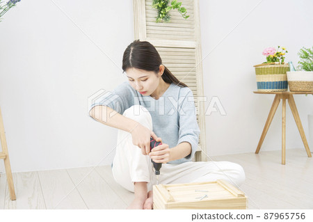 Female DIY room Female DIY room 87965756
