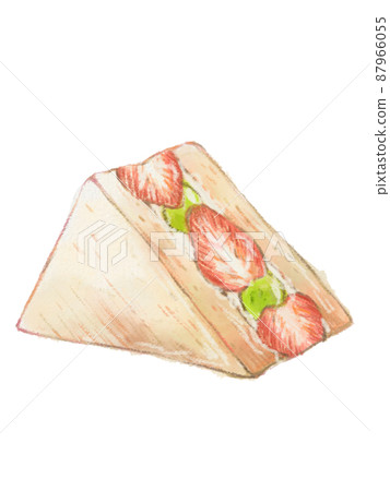 草莓和馬斯喀特水果三明治 草莓和馬斯喀特水果三明治 87966055