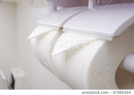 Toilet paper triangle folding Toilet paper triangle folding 87966369