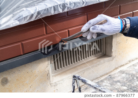 Brush with paint Brush with paint 87966377