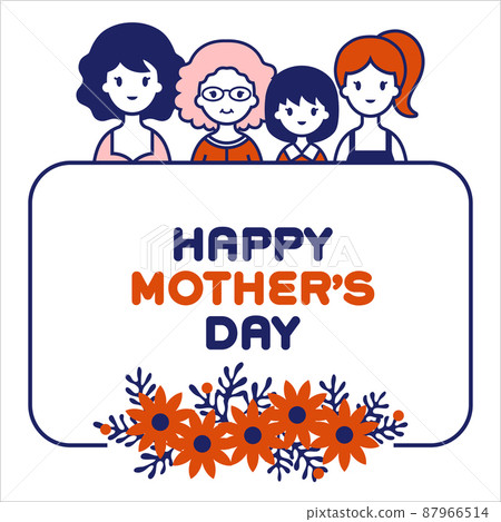Mother's Day Women's Day Wishes Card 87966514