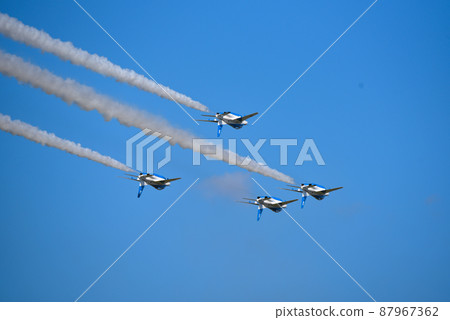 T-4 Blue Impulse Acrobat Flight Four Ship Invert 87967362