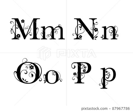 Alphabet set 87967786