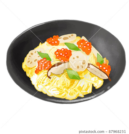 Chirashi sushi illustration Chirashi sushi illustration 87968231
