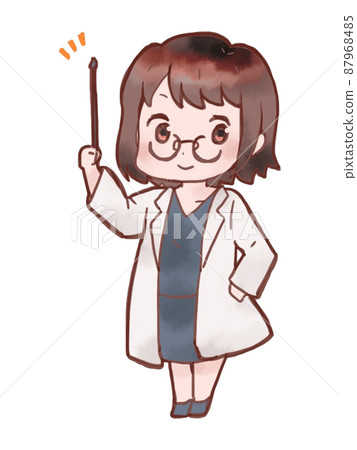 穿白大褂的女性角色 穿白大褂的女性角色 87968485
