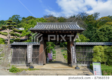 Ehime Uwajima Castle Uphill Gate Ehime Uwajima Castle Uphill Gate 87968559