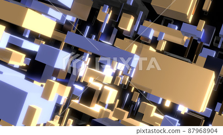 VJ Cube 數碼簡約淺紫黃【還有一個版本】 87968904