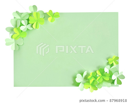 Clover frame paper craft 87968918