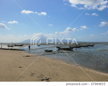 Arao Tidal Flat Sandy Beach (Arao City, Kumamoto Prefecture) 87969655