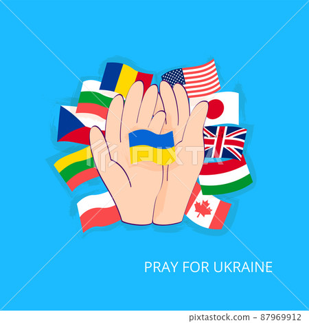 Pray for Urkaine Flags 87969912