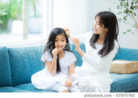 Mother and daughter towel 87970760