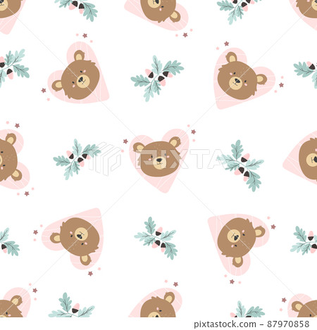 Boujee Teddy Bears Seamless Pattern – MBH Seamless Designs