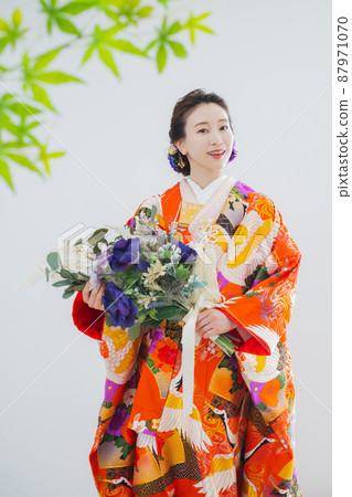 彩色 uchikake 花束 彩色 uchikake 花束 87971070