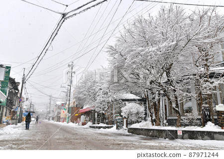 Former Karuizawa Ginza Dori (Karuizawa Town, Nagano Prefecture) [2022.3] 87971244